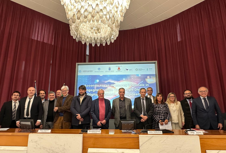 Firmato l'accordo per un nuovo Corso di laurea per gli ingegneri del digitale a Massa Carrara